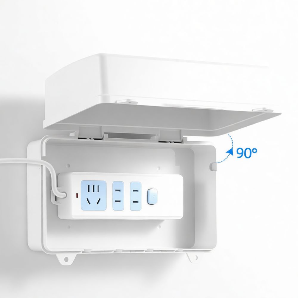 Outdoor Power Strip Weatherproof - غطاء مقاوم للماء لمقبس الكهرباء، صندوق