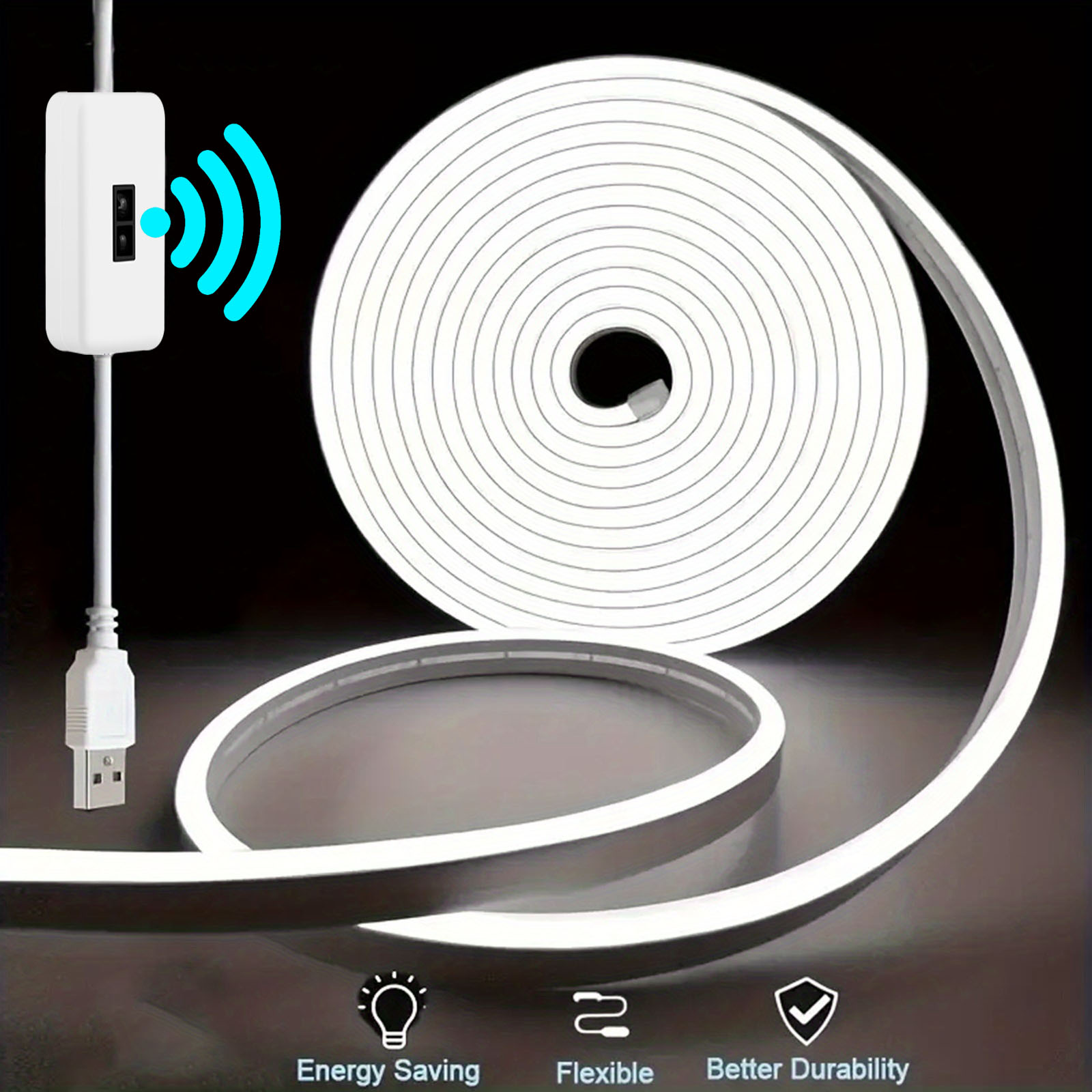 Outdoor Power Strip Weatherproof - محس حركة النيون مصباح ليد قطاع