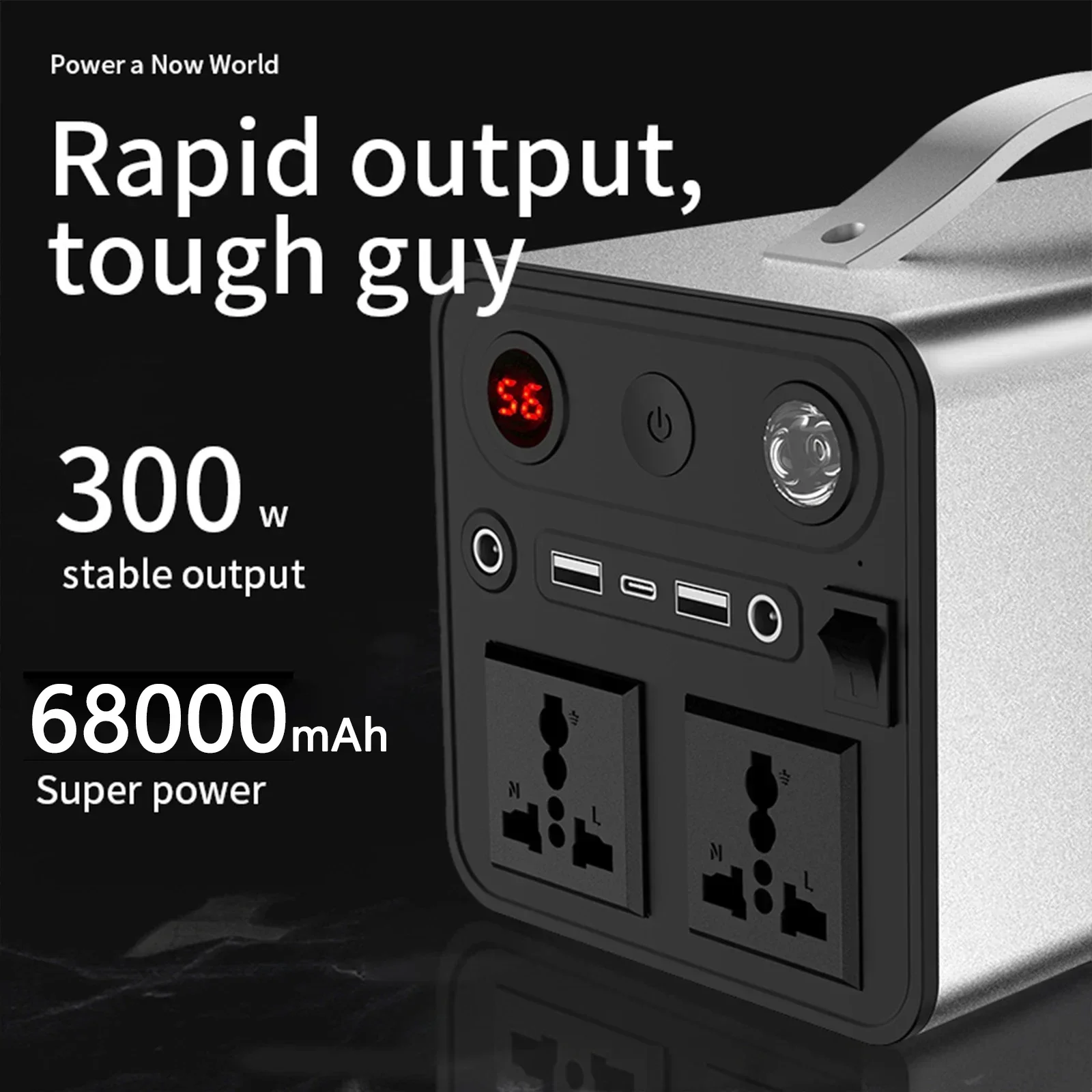 PURFIELD الطاقة المحمولة 68000 - مراجعة Ac Outdoor Power وسعره